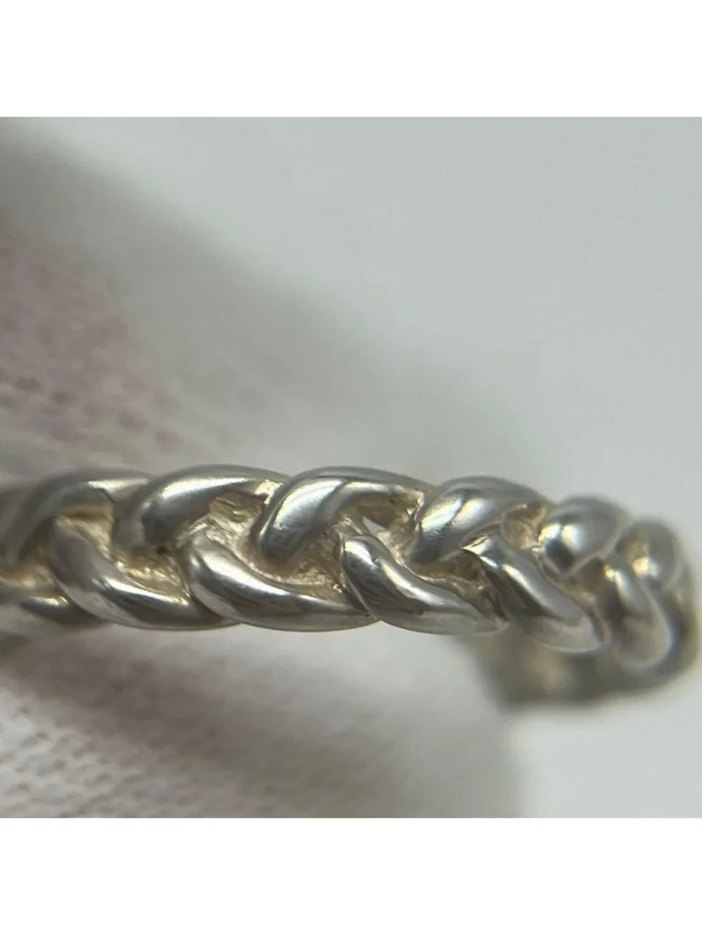 Tiffany & Co Braided Ring 925 Sterling Silver Vintage